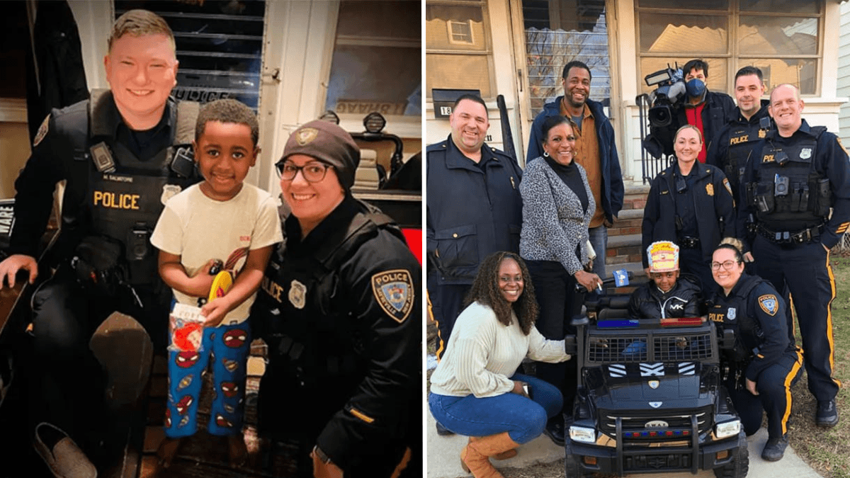 4-Year-Old Boy Accidentally Calls 911 - Shares Something With the Police Officers That Has Them Coming Back