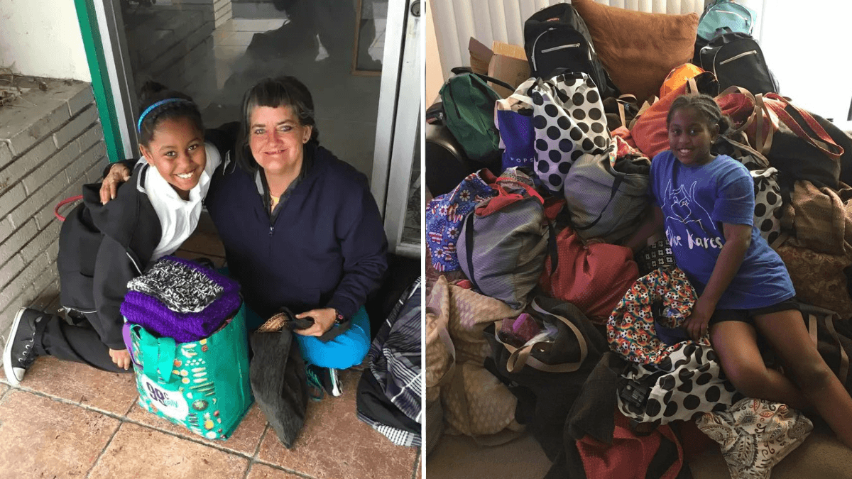 8-Year-Old Passes by Homeless Woman Sleeping on the Street Every Day - This Encounter Inspires Her