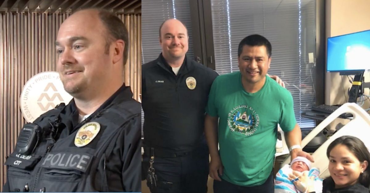 This Police Officer Stopped Everything to Help Deliver a Baby On The Side of The Road
