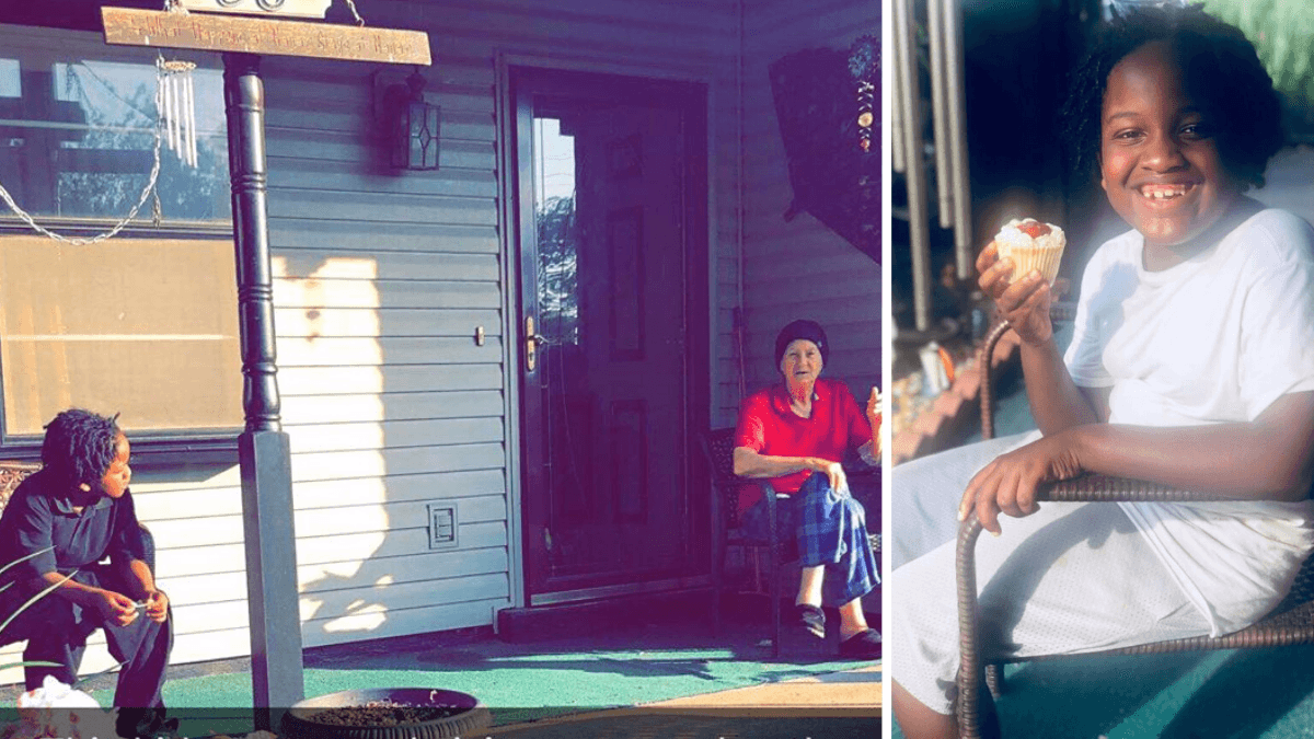 7-Year-Old Boy Visits Elderly Neighbor Five Times a Day - For a Very Special Reason