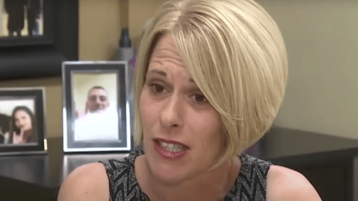 woman with short blond hair