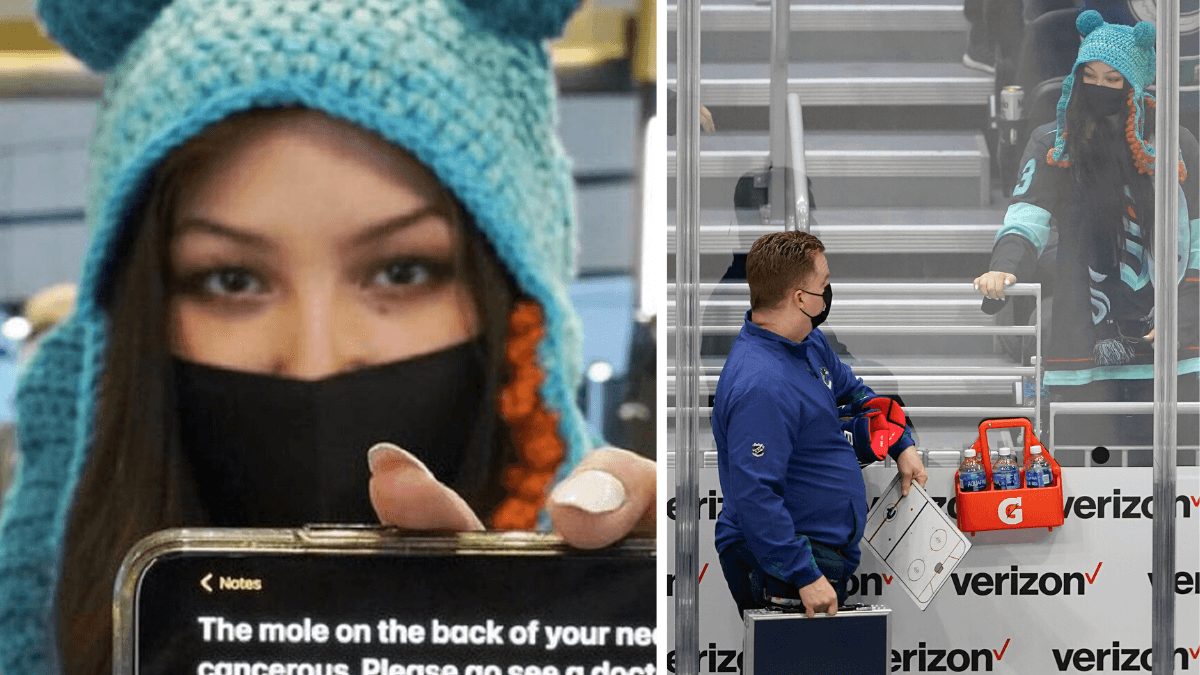 Aspiring Doctor Trusts Instincts And Uses Phone To Communicate Life-Saving Message At Hockey Game