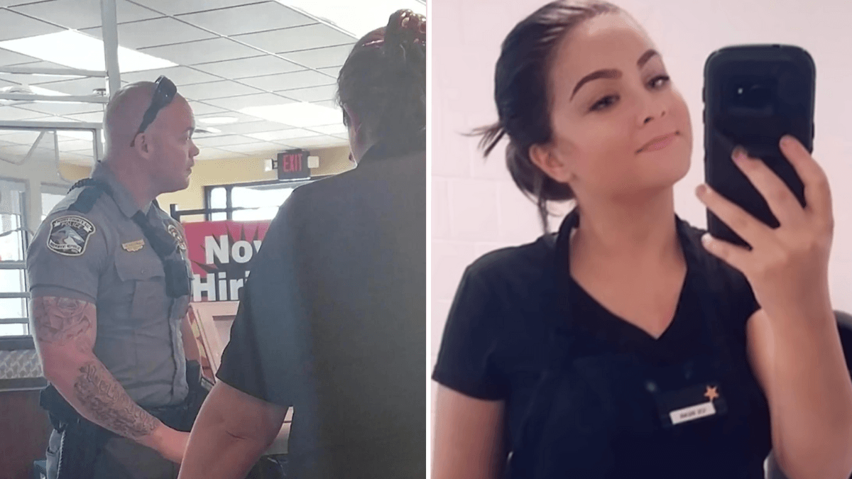 Customer Reports Hungry Homeless Man at Hardees to the Police - One Officers Response Is Caught on Video