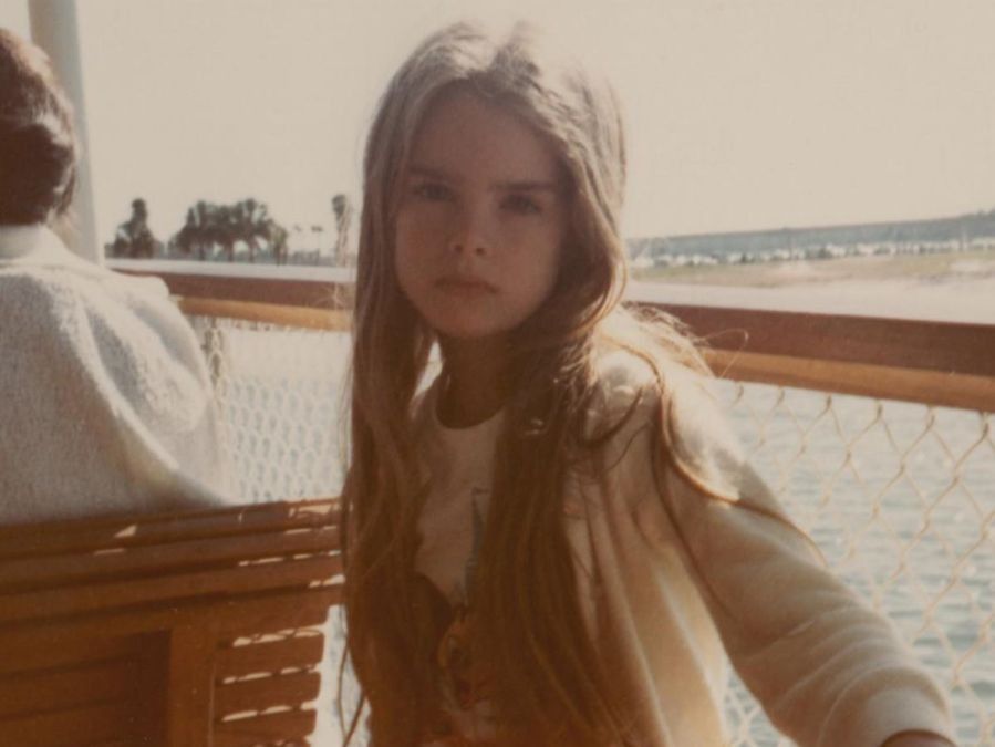 Brooke Shields as a baby