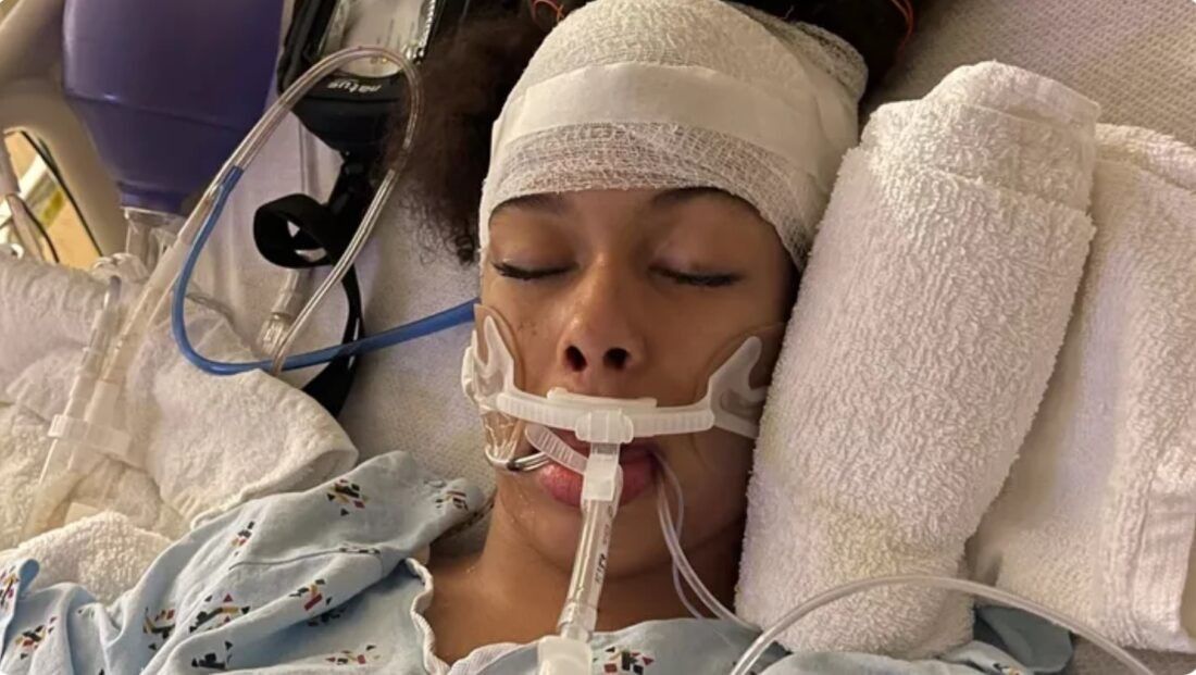 cheerleader suffers cardiac arrest.