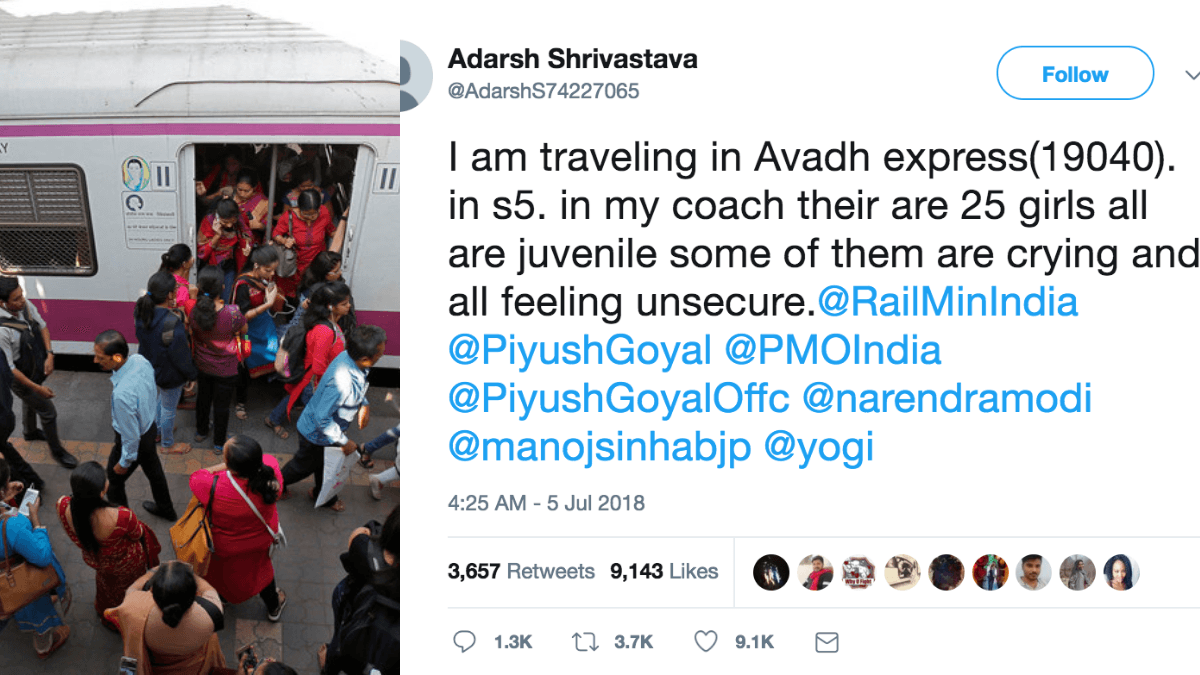 Perceptive Train Passenger Saves 26 Girls From Clutches Of Human Traffickers