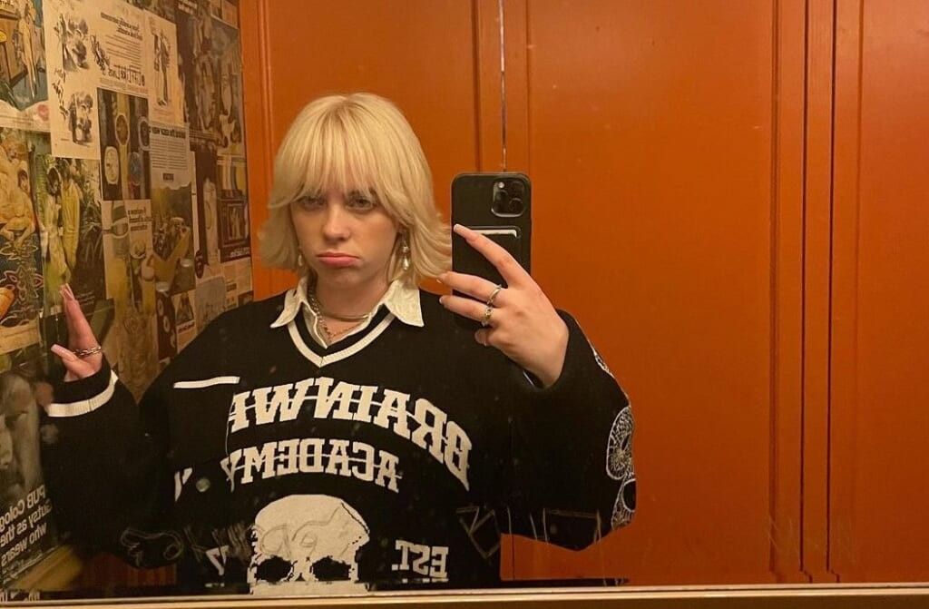 billie eilish selfie instagram