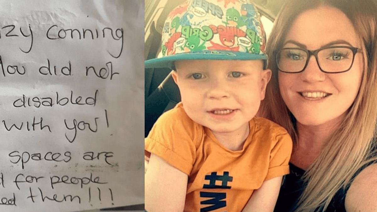 Mom Shamed For Taking Up Handicapped Parking Spot Has Perfect Response
