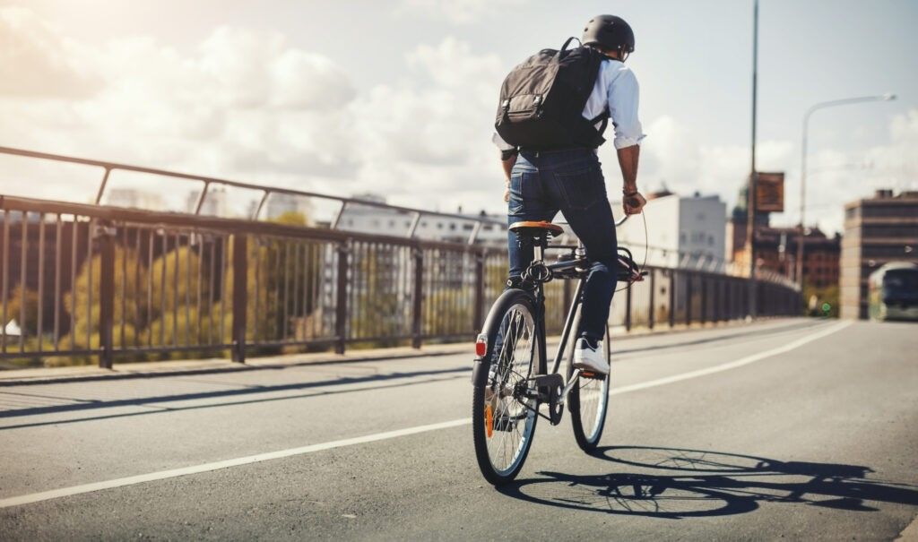 biking to work