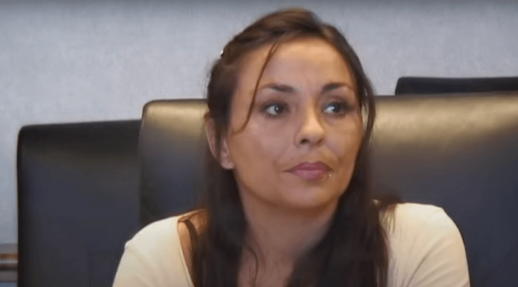 Cynthia Vigil-Jaramillo talking to Press in 2011