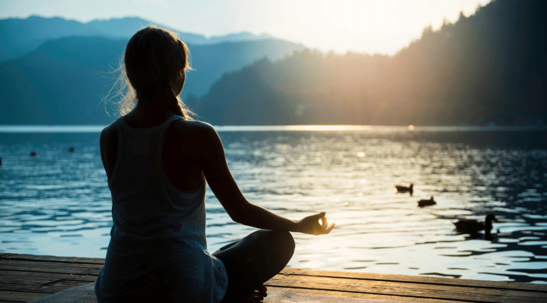 woman meditation