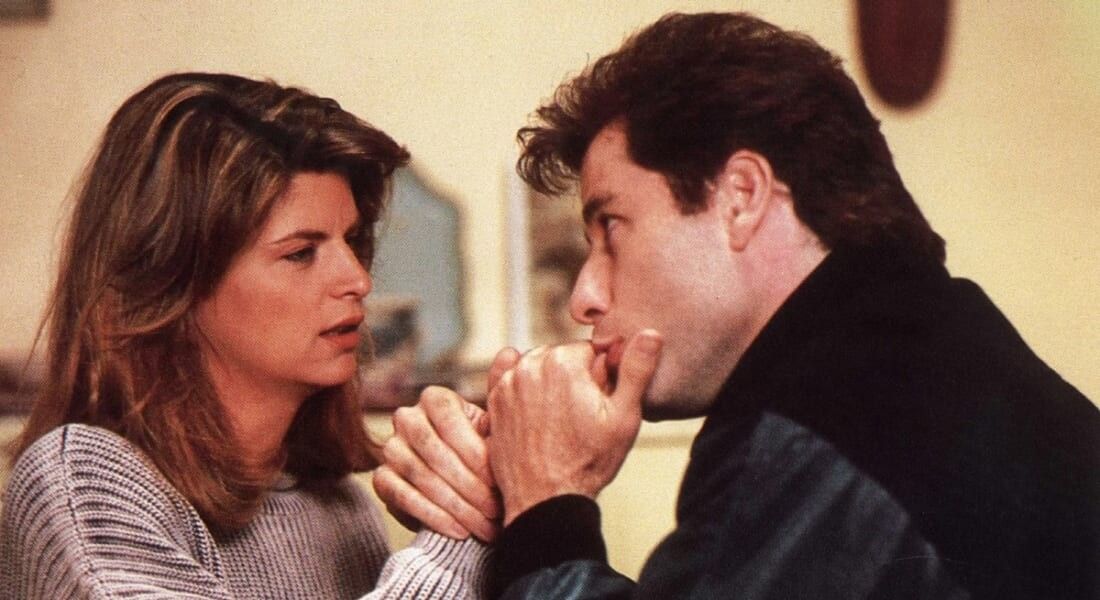 Kristie Alley and John Travolta in Look Who