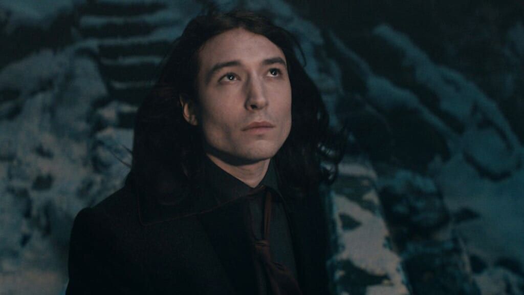 Ezra Miller as Credence in Fantastic Beasts: Secrets of Dumbledore