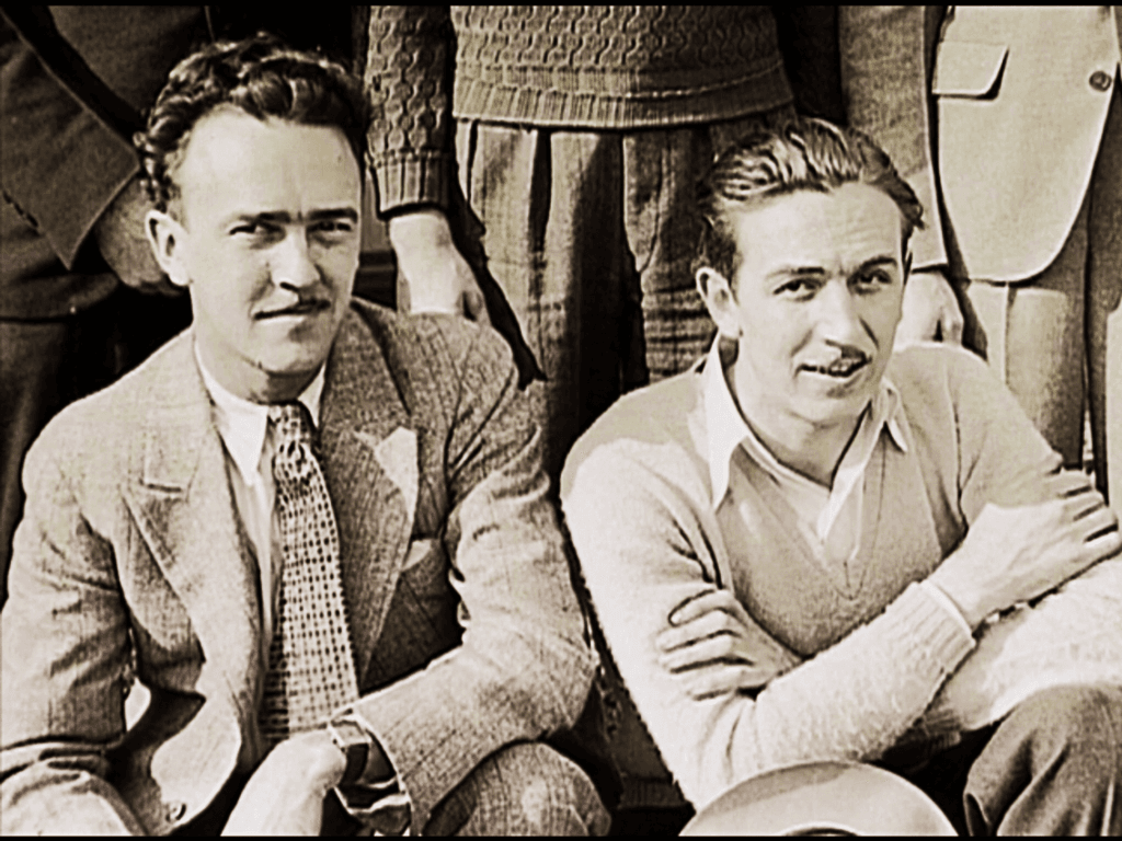 ub-iwerks-and-walt-disney-posing-for-a-photo