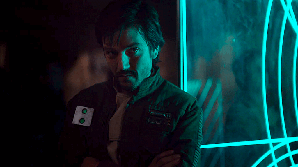 Diego Luna as Cassian Andor in Rogue One: A Star Wars Story (Lucasfilm)