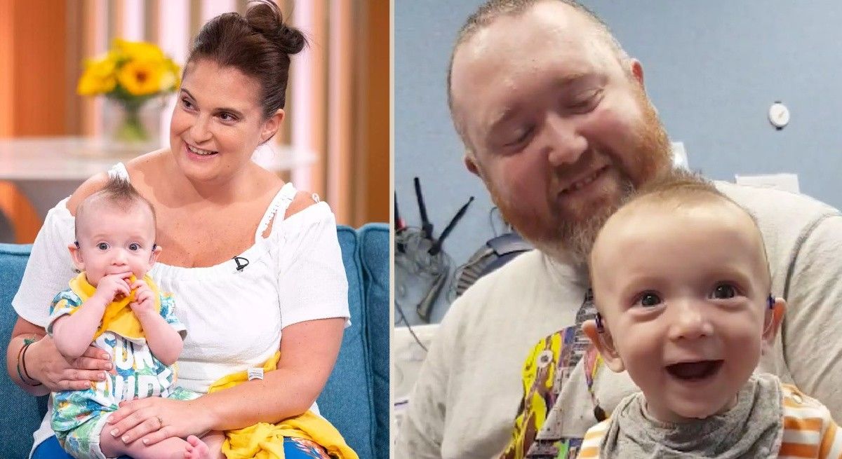 Young Son, Born Partially Deaf, Hears His Mom's Voice for the First Time