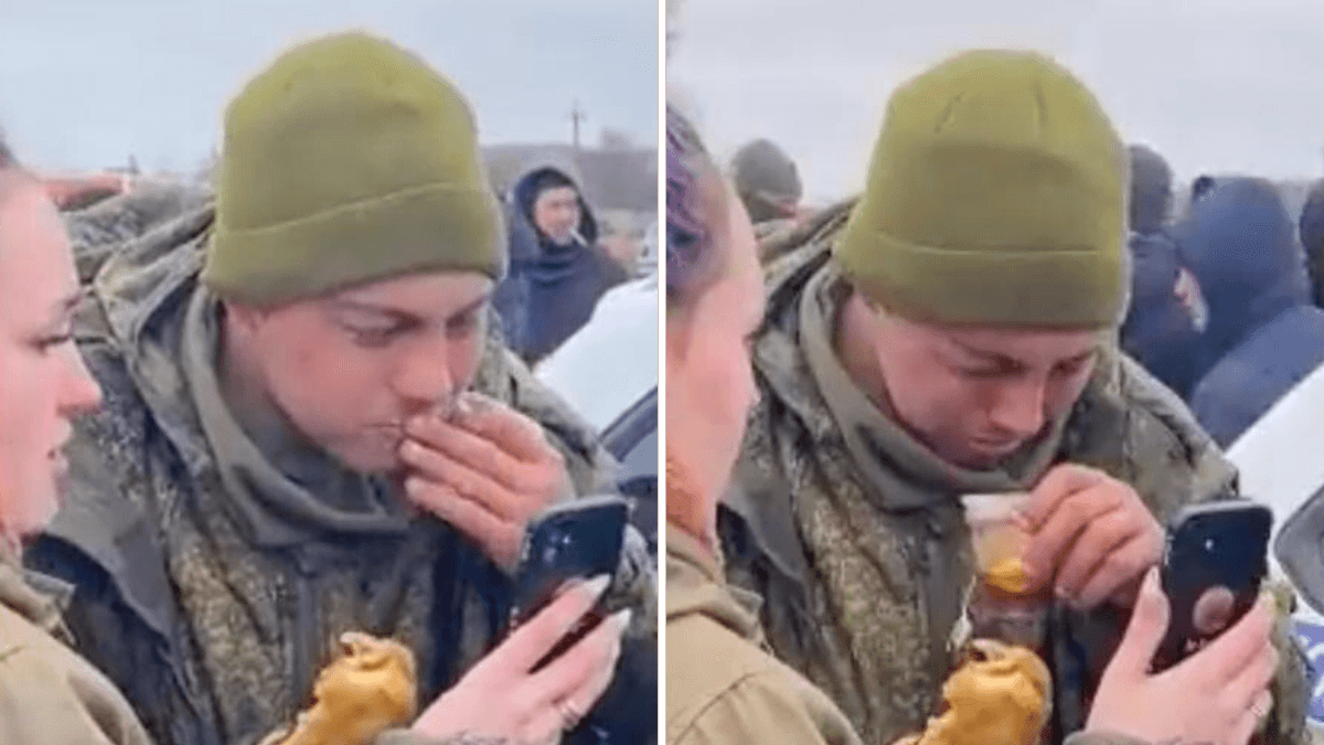 Russian Soldier Surrenders to Ukrainian People - Their Response Makes Him Cry