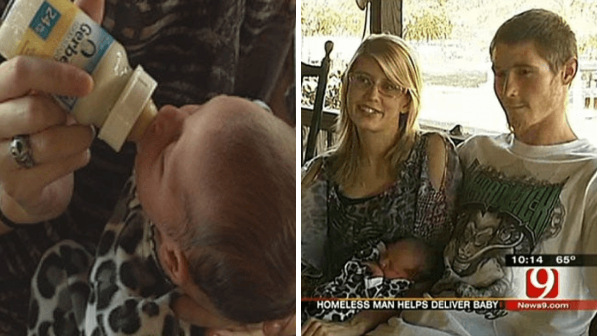 Woman Unexpectedly Gives Birth At Truck Stop, Homeless Man Intervenes And Saves Baby's Life
