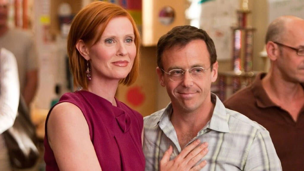 Miranda and Steve from Sex in the City