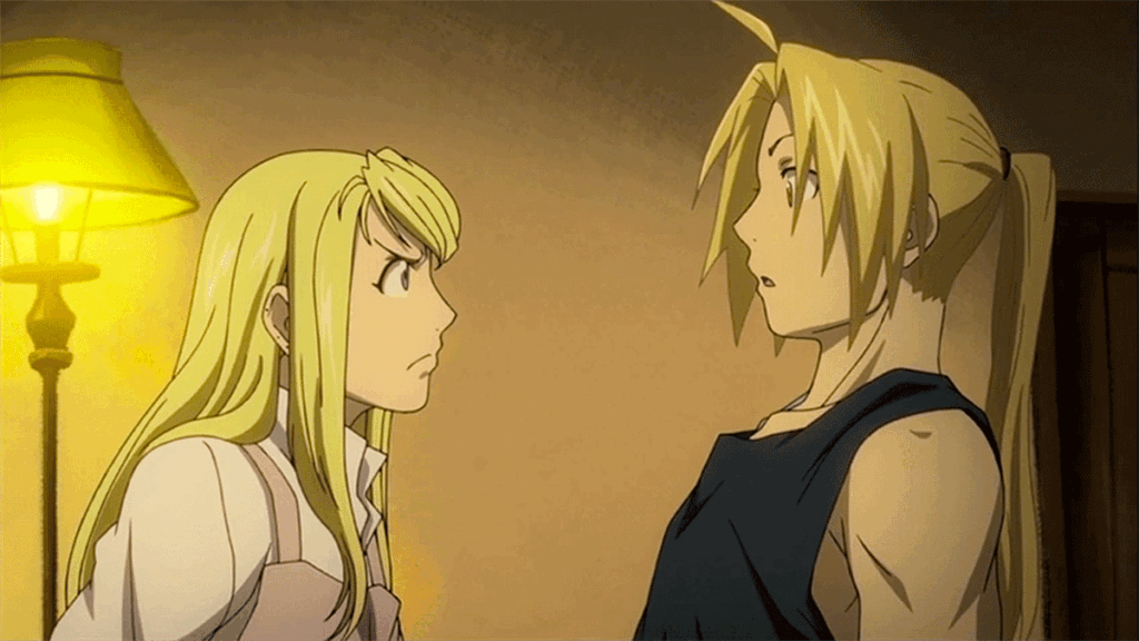 Winry and Edward, from 