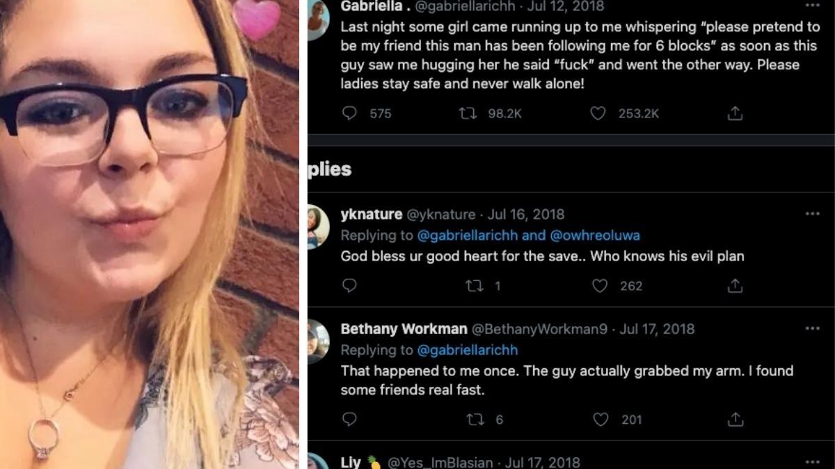 Intuitive Stranger Pretends To Be Woman's Friend To Avoid Potential Assault