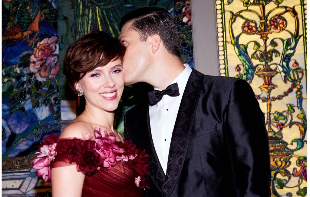 Scarlett Johansson and Colin Jost