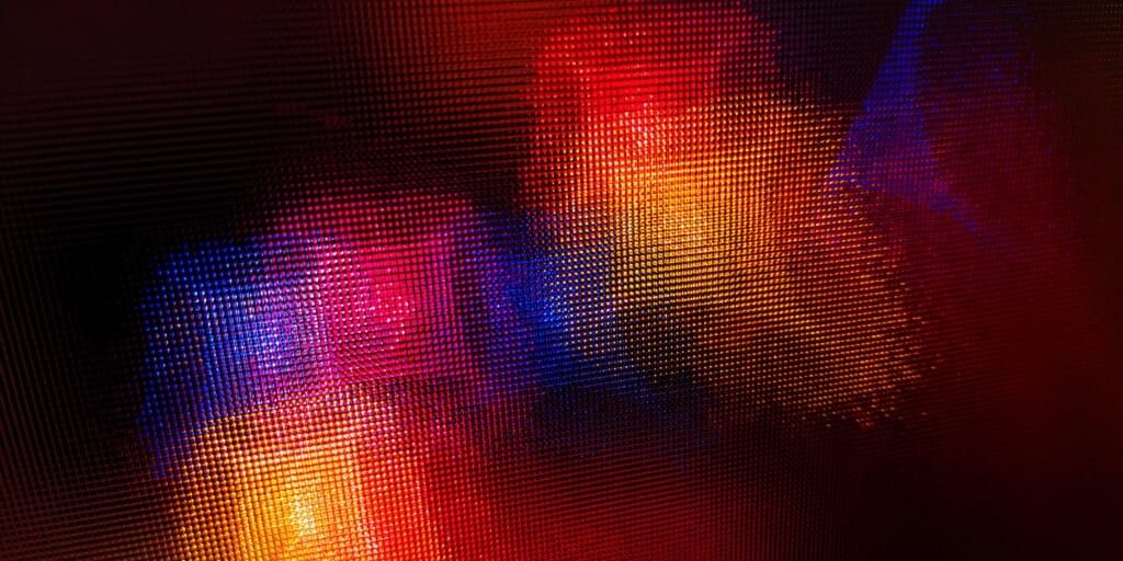 Red, yellow, blue digital lights by Sigmund on Unsplash