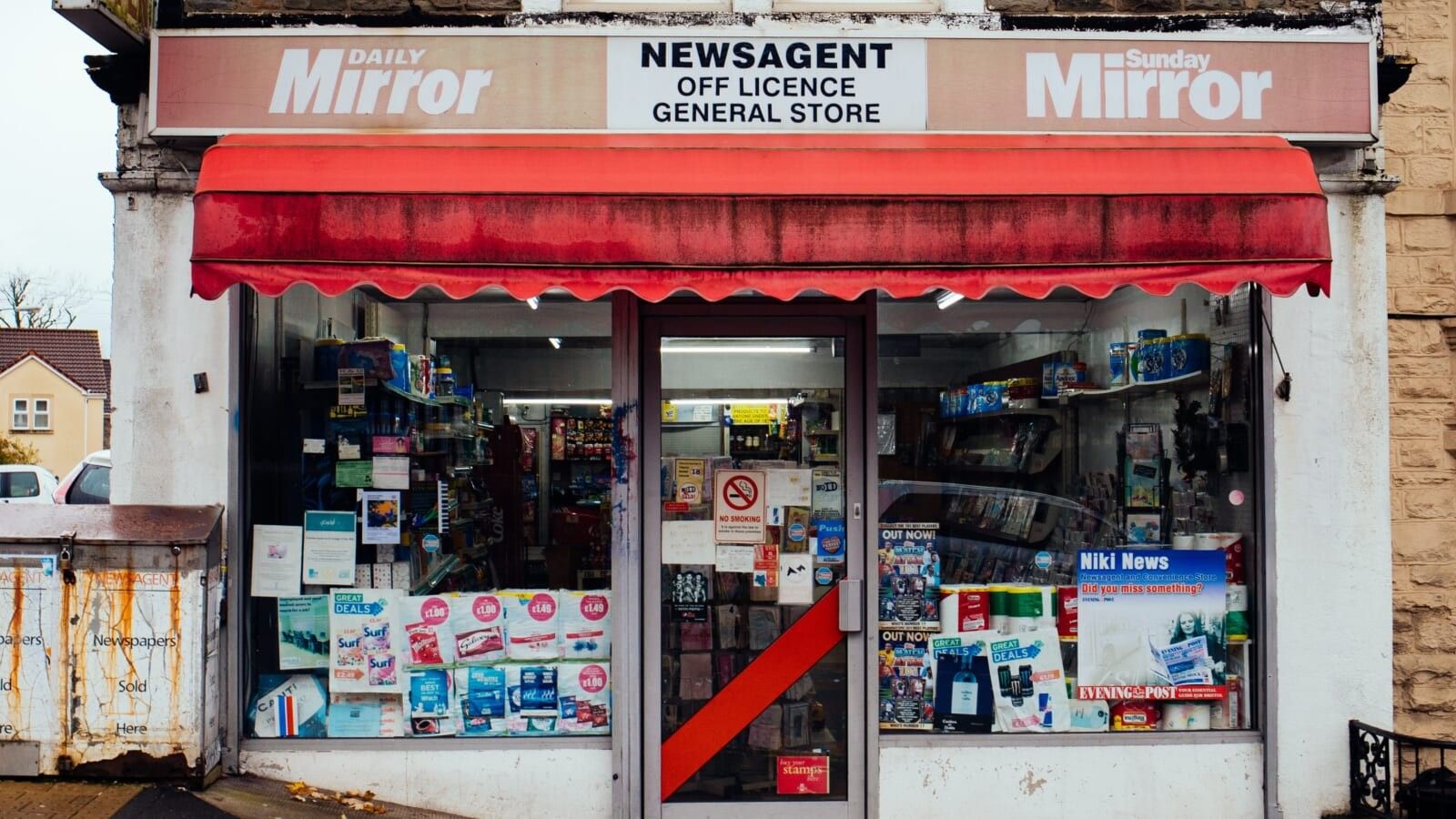 exterior of convenience store