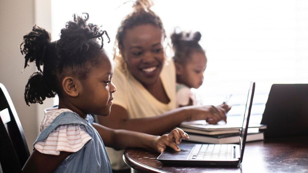 mother and daughters