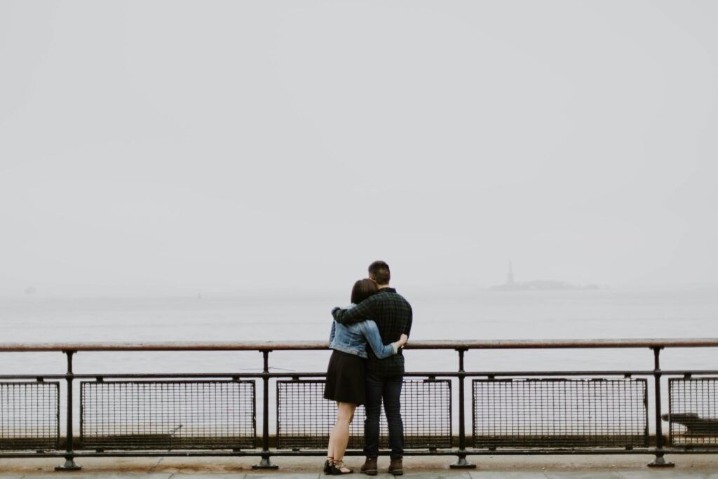 Hugging-in-the-fog