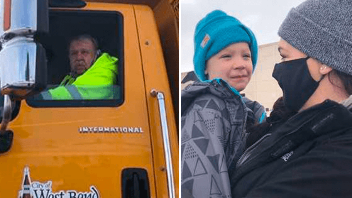 5-Year-Old Boy Goes Out in Pyjamas to Find His Mother — He Nearly Freezes to Death Before a Heroic Snowplow Driver Spots Him