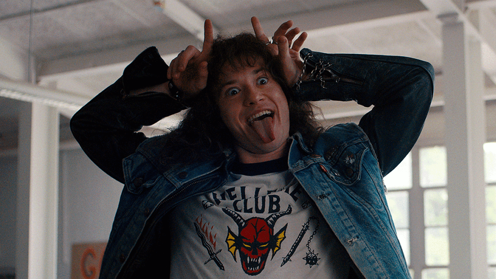 Joseph Quinn as Eddie Munson in Stranger Things Season 4 (Photo: Netflix)