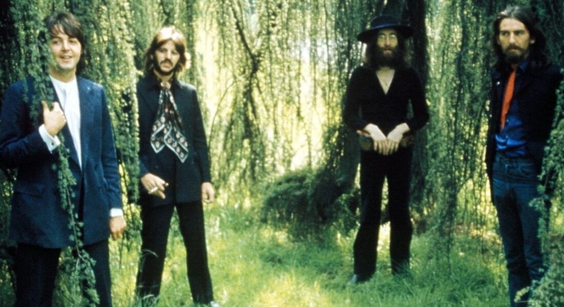The Beatles in one of their last photos together with Paul McCartney, John Lennon, Ringo Starr, George Harrison