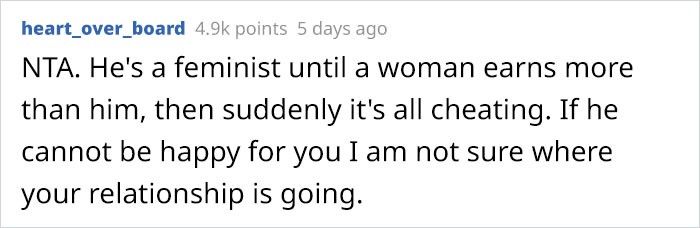 Boyfriend jokes on girlfriend career more pay 16 60adf457a1d11  700