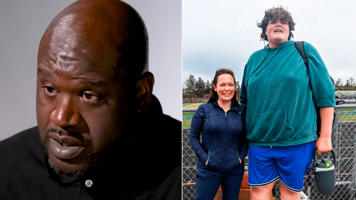 Teen Forced to Wear Crocs for an Entire Year Because He Cant Find Shoes for His Size 23 Feet  Then Shaq Finds Out and Steps In