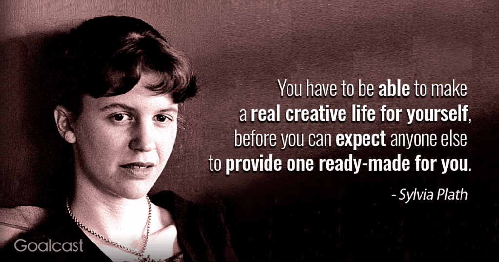 Sylvia-Plath-Quote-on-a-creative-life