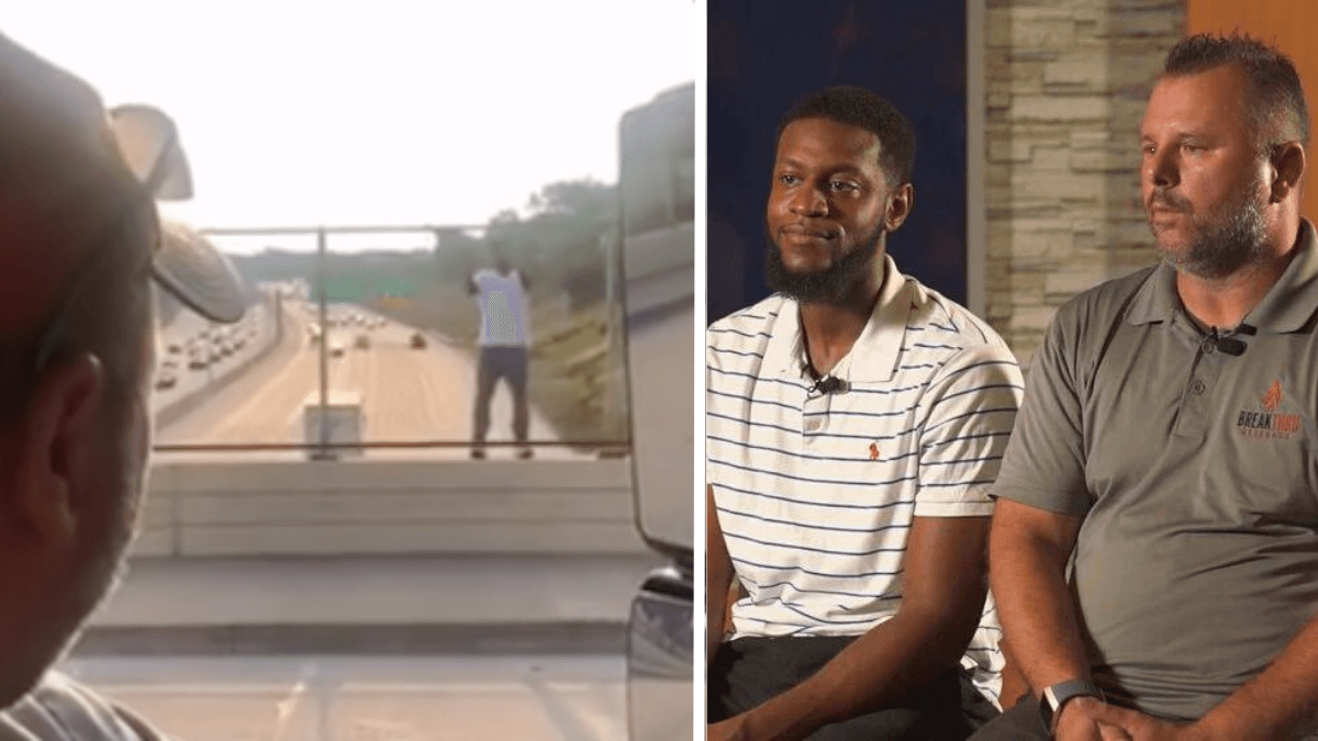 Delivery Drivers' Clever Plan Involving A 12 Pack Of Beer Saves Suicidal Man About To Jump Off Overpass