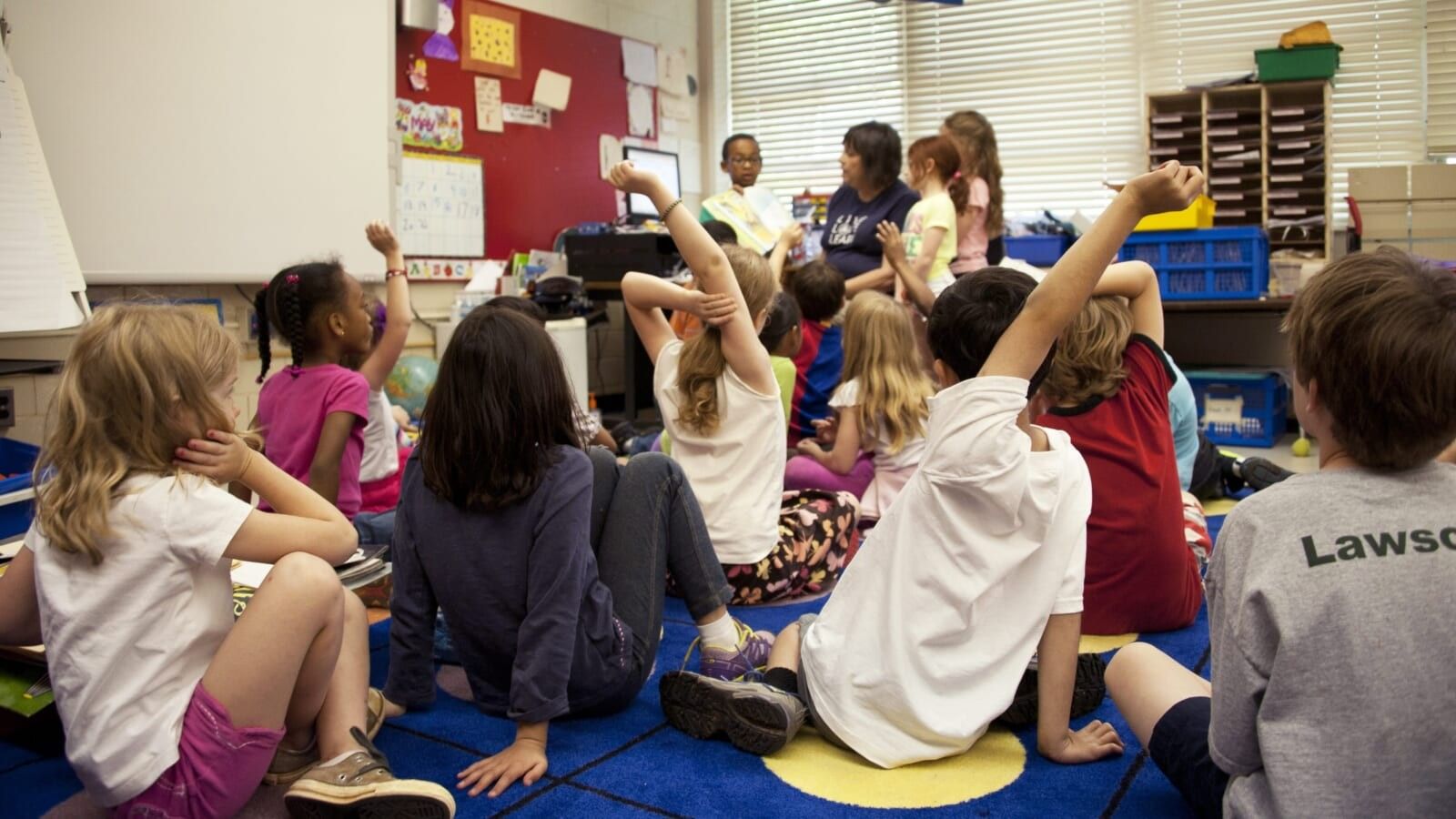 students in a classroom