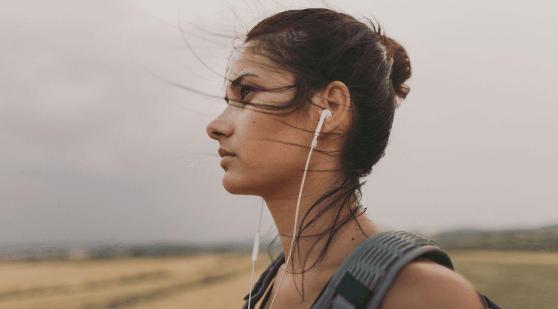 woman with determination