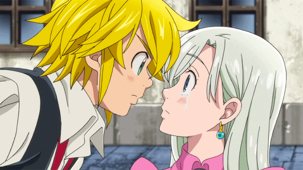 Meliodas and Elizabeth, from 