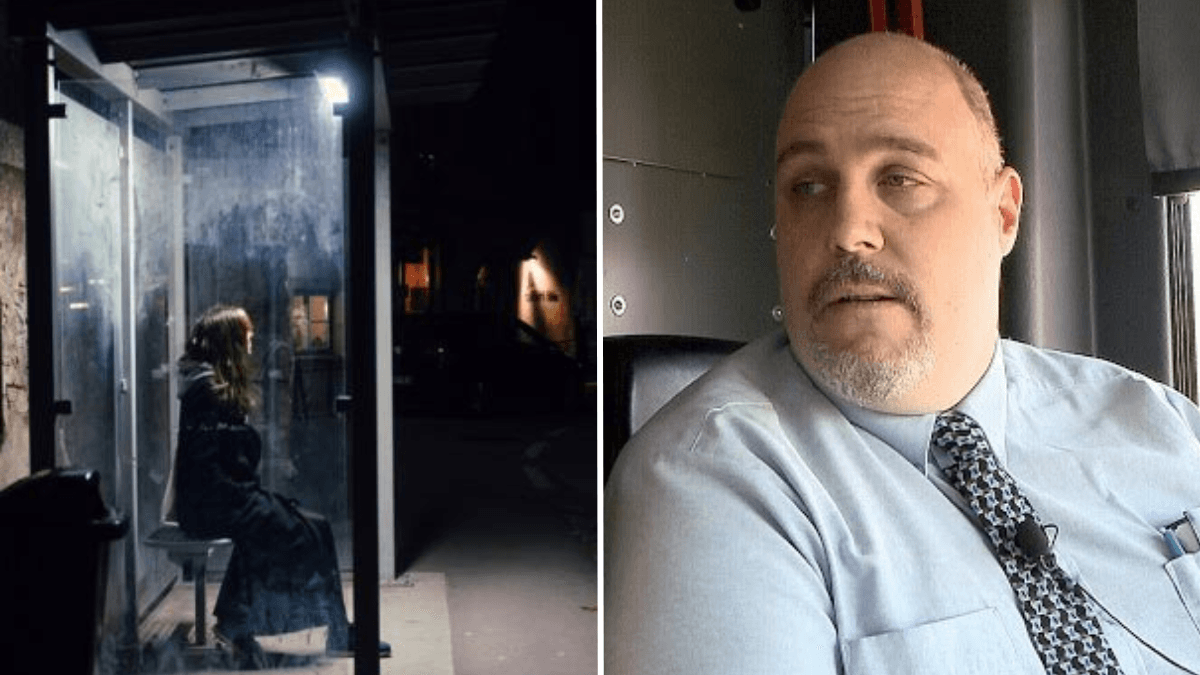 Woman Sitting Alone at Station at 1 AM Refuses to Get on Bus - Driver Immediately Realizes Something Is Wrong