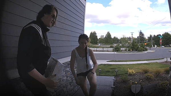 ring camera footage of two people