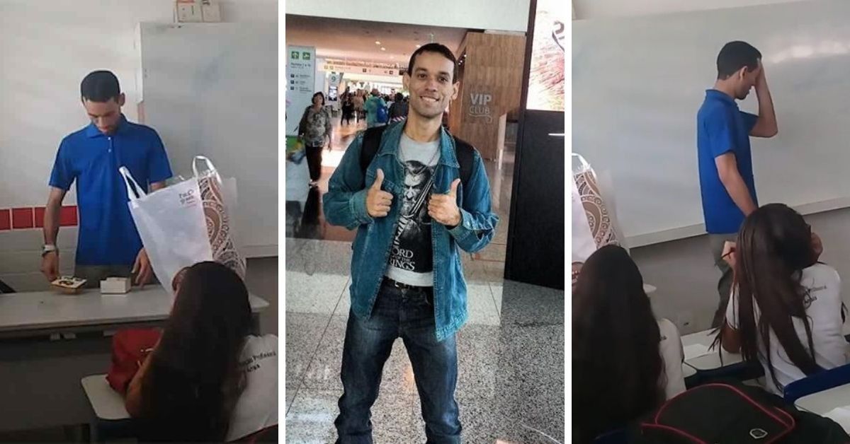 Students Surprise Unpaid Teacher After They Find Out He Is Living At School