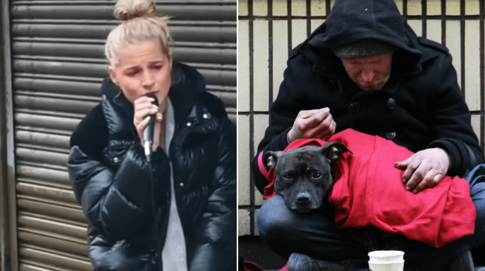 Young Busker Gives Hard Earned Money to Homeless Man for Food - Her Good Deed Spirals Out of Control