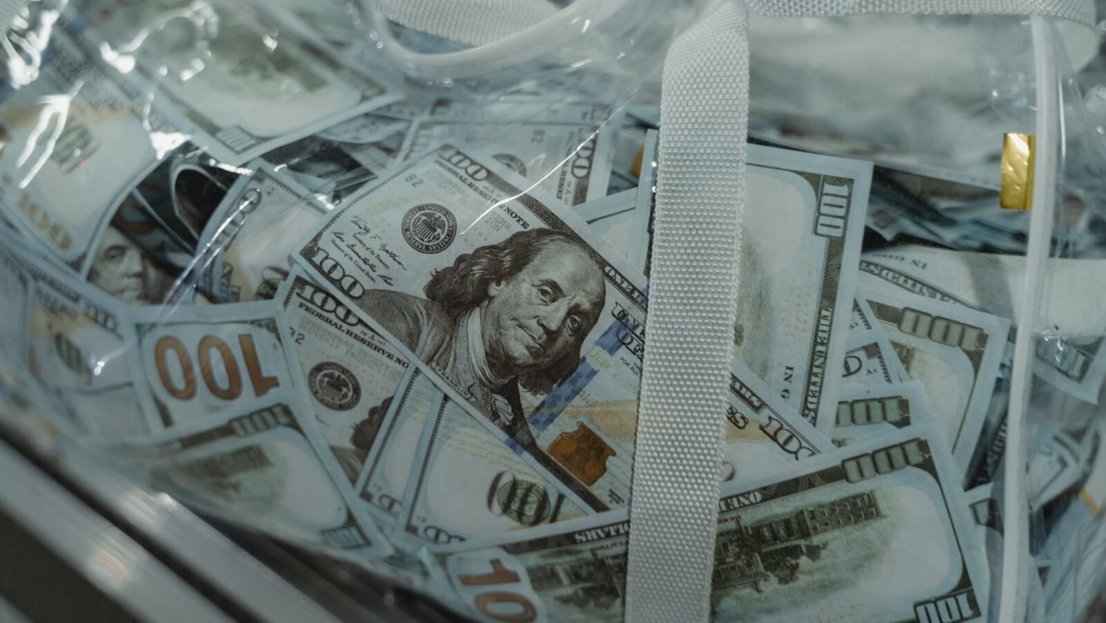 bag filled money