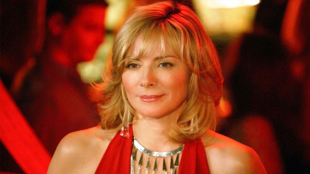 Samantha in a red dress in Sex and the City