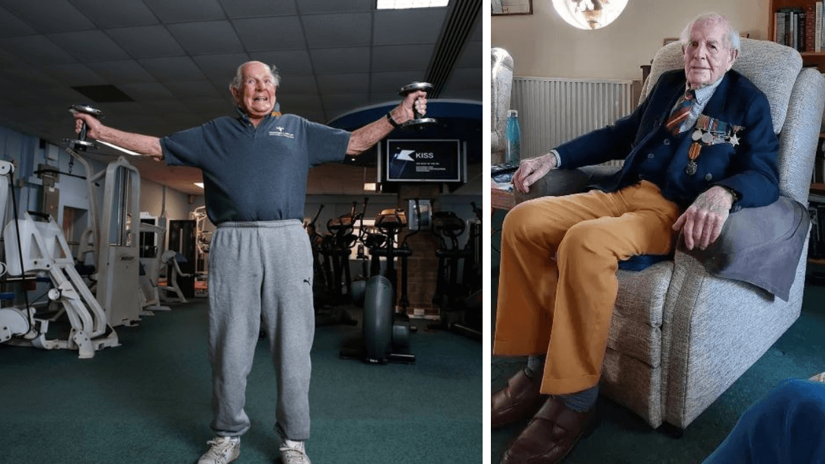 World War II Hero Who Just Turned 105 Still Walks a Mile Every Day  Shares His Secret for Living a Long Life