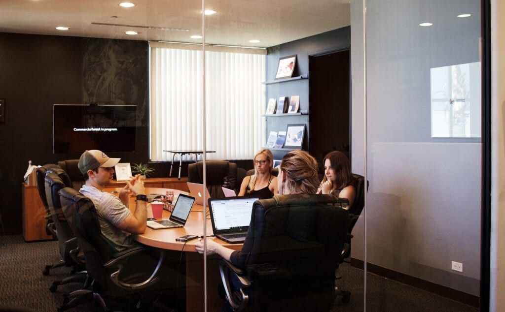 young people boardroom