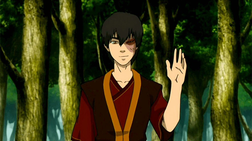 Zuko in the Avatar: The Last Airbender episode 
