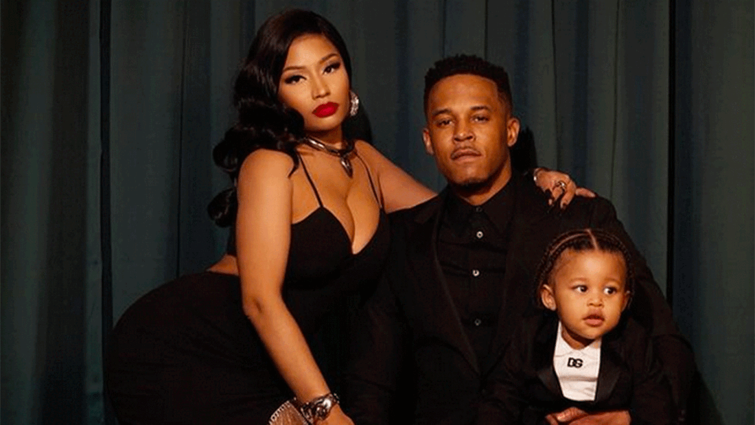 Nicki Minaj, Kenneth Perry and their son